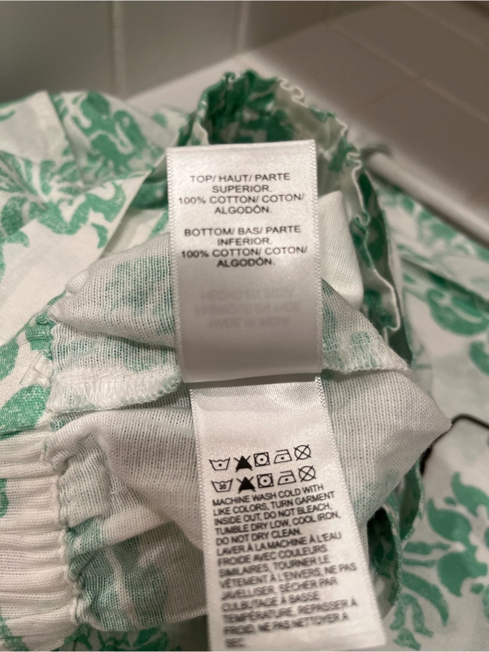 Lucky Brand White Tank with Seafoam Green Floral Print - Picture 11 of 11